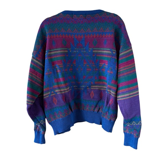 Vintage Multicolor Crewneck Sweater - Picture 2 of 3